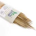 3 x 50PCS Natural Bamboo Stakes for Plants, 12 Inch Garden Stakes with Pointed Tips, Plant Support Stakes for Tomatoes, Flowers, Vines, Seedlings, Outdoor Gardening Supplies (Brown)