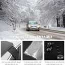 Car Windshield Snow Cover, Waterproof Rear Windshield Protector Ice and Snow Shield, Multi-Purpose Oxford Rear Windscreen Cover Protects Against Frost Water UV Rays