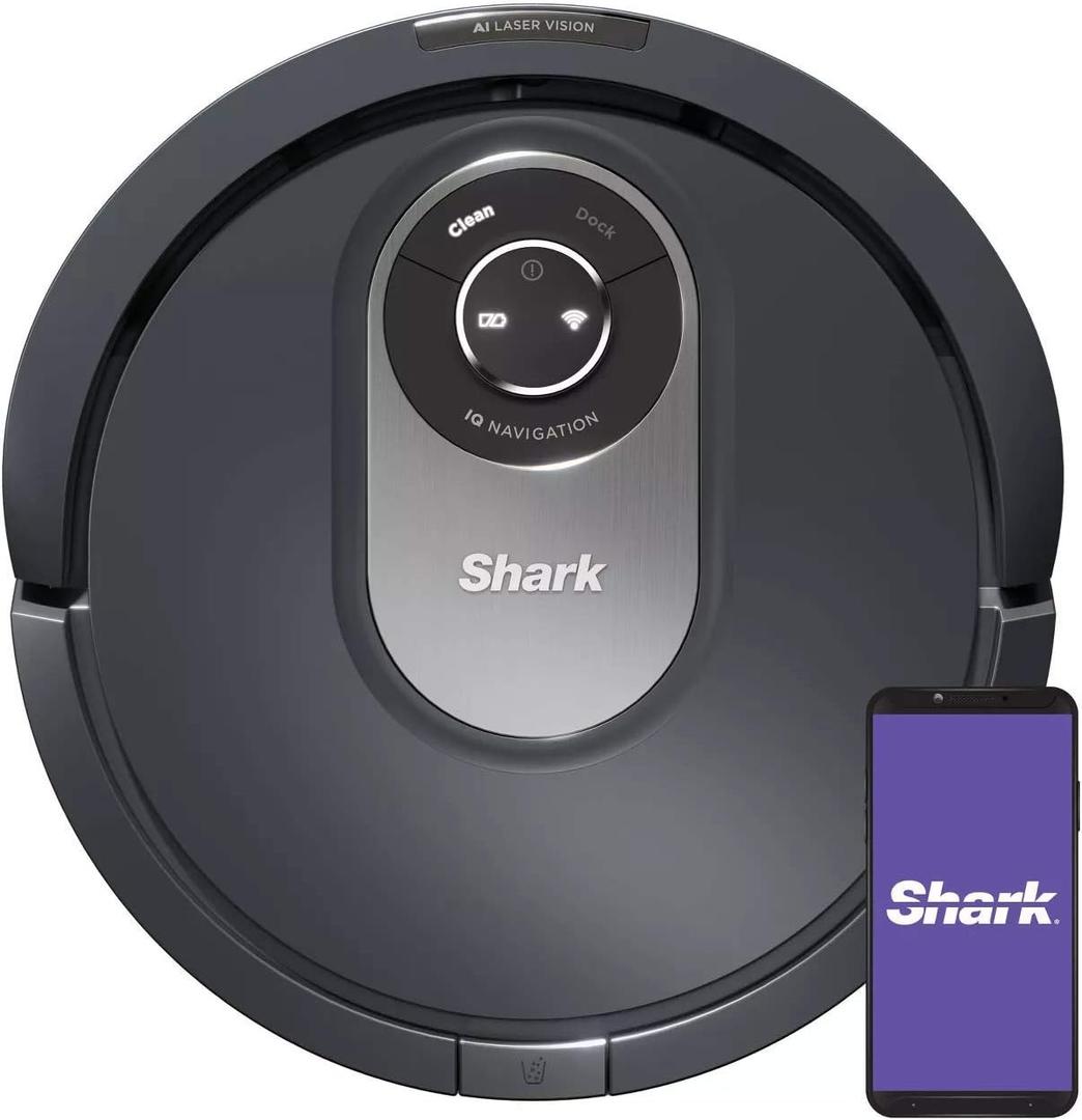 Shark AI Wi-Fi Connected Robot Vacuum with Advanced Navigation -RV2011
