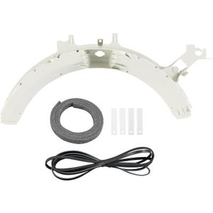 WE49X21874 Dryer Bearing Kit Compatible with GE Contains Drum Bearing WE14M124 Drum Felt WE9M30 (WE09X20441) Drive Belt WE12M29 Bearing Slides WE1M1067 (WE1M481) Glide Slides WE1M504 (WE1M333)