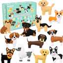 CiyvoLyeen Puppy Craft Kit Kids DIY Crafting and Sewing Set Dog Stuffed Animal Felt Plushie for Girls and Boys Educational Beginners Sewing Set Sewing Kits for Kids Age 8 9 10 11 12