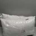 MIULEE Throw Pillows Inserts, Pack of 2 12x20 Inch 100% Virgin Fiber Filling Bed Couch Pillows