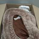 Heybly Cat Tree, 71-Inch-Tall Tower for Indoor Cats with 2 Perches, 2 Big Condos, 2 Hammocks, Basket, Scratching Pad, Large Cat Furniture and Condo, Mushroom HCT034MU (Muchroom)