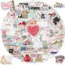 6 x 225 Pcs Small Christian Stickers for Water Bottles, Holographic Vinyl Biblical Christian Stickers for Prayer Board Journaling Laptop, Bible Study Religious Gifts for Kids, Girls, Women (Bible225)