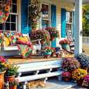 Springbok Front Porch 1000 Piece Jigsaw Puzzle for Adults - Unique Cut Pieces 