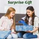 Snake Plush, Stuffed Snake Animal, 71 in Large Toy Snakes for Kids, Giant Stuffed Animals, Lifelike Plush Snakes for Birthday Present Party Prank Prop (Blue)