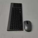 cimetech EasyTyping KF10 Wireless Keyboard and Mouse Combo, [Silent Scissor Switch Keys][Labor-Saving Keys]Ultra Slim Wireless Computer Keyboard and Mouse, Easy Setup for PC/Laptop/Mac/Windows - Grey