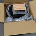 5-Tier Slim Storage Cart, Wooden Top Rolling Kitchen Cart with Pull-Out Baskets & Wheels, Narrow Space Utility Cart Slide Out Organizer for Kitchen, Bathroom, Laundry Room, Black (8.07" W  14.37" D  32.28" H)