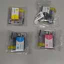 LC201 (LC-201) Color (BK/C/M/Y) Ink Cartridge 4-Pack (Includes 1 LC201BK, 1 LC201C, 1 LC201M,1 LC201Y) - LC203 Ink Cartridge Replacement for Brother MFC-J460DW MFC-J480DW MFC-J485DW MFC-J880DW Printer