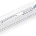 Linkidea Acrylic Toothbrush Holder with Drainage Hole, Bathroom Drawer Organizer with Drying Diatomite Stone, Compatible with Extra Clean, Oral-B Cross Action Toothbrush