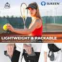 Sukeen Sports Sun Visor Men Women Lightweight Packable Cooling Stretchy Visor Hat for Running, Tennis, Golf (Gray)