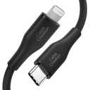 ZGR SILICONE CABLE LIGHTNING 6FT GREY
