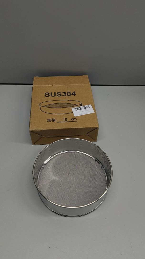 Flour Sifter Tamis Flour Sieve 60 Mesh Stainless Steel Round Sifter 6 Inch Fine Mesh Strainers for Baking Cake Bread Straining Powdering Flour Sifter Tamis Flour Sieve 60 Mesh Stainless Steel Round Sifter 6 Inch Fine Mesh Strainers for Baking Cake Bread Straining Powdering