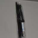 AIZESI Black Tension Rod, 24-46 Inch, 1Pcs, Spring Tension Curtain Rod, No Drilling, Adjustable for Window, Kitchen, Closet, Doorway