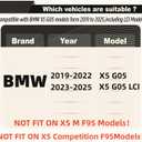 STSEV01 Rear Spoiler Roof Wing Fit for BMW X5 G05/ G05 LCI/ M50i/ M60i 2019-2025, Glossy Black Sporty Style Tailgate Top Wing Lip Exterior Accessories