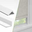 Stretchable Light Blocking Strips for Window Shades and Blinds(White, 26", 2PCS)