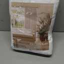 Pinch Pleat 100% Blackout Curtains 86 Inch Length 2 Panels Set Flax Linen Beige White Cream Room Darkening Soundproof Curtains Drapes with Hooks Rings Back Tab for Bedroom Living Room Track System