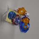 Bey Battling String Launcher, Savior Valkyrie Top Burst Launcher Set, Left and Right Spin DB Launcher Compatible with All Bey Burst Series - Blue