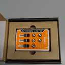 JUST MIXER Audio/DJ Mixer - Battery/USB Powered Portable Pocket Audio Mixer w/ 3 Stereo Channels (3.5mm) Plus On/Off Switch (Orange)