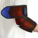 Cordless Elbow Heating Pad for Tennis Elbow Relief, Heated Elbow Wrap, Arm Heating Pad, Arm Pain Relief, Heating Pad Wrap Around, 3 Heat Levels, 3 Timer Settings, Heat Pad Wrap Around Arm, Black