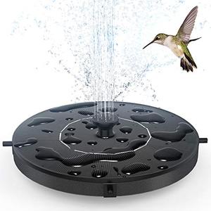 Solar Fountain Water Pump for Bird Bath, Floating Solar Powered Water Fountain Pump for Bird Bath, Garden, Pond, Pool, Outdoor (1.4W)