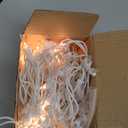100 Count Clear Christmas Lights White Wire,23Feet Incandescent Clear Mini Lights, Connectable Indoor Outdoor Christmas Tree String Lights, Birthday, Holiday, Party, Wedding, Xmas,Warm White