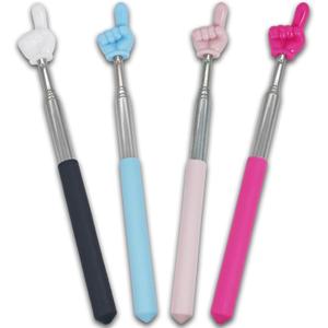 4 PCS Telescopic Pointer Stick - Retractable Teacher Pointer for Classroom, Extendable Reading Pointer for Kids, Bright Colored Presentation Pointers