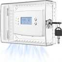 TRJ Thermostat Lock Box with Key, Large Thermostat Cover with Lock for Thermostat on Wall, AC Control Lock Box Cover with Key, Air Conditioner Lockbox Fits Thermostats 5" H x 6" W or Smaller