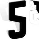 4 Inch Self Adhesive House Numbers, Acrylic Modern House Address Numbers and Letters, Black Adhesive Mailbox Door Number Letters for Office Hotel Apartments Outside (5)
