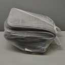 Yimobra Memory Foam Bath Mat Set 3 Pieces- Super Soft Absorbent Quick Dry Bathroom Rug Sets, Machine Washable Non Slip Floor Carpet for Tub Shower, Vanity & Toilet Base, Gray (31.5''x20'' +17''x24'' + 24''x20'', Grey)