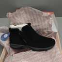 Easy Spirit Women's Epic Bootie, Size: 9.5, Color: Black-suede