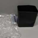 Cesun Small Bathroom Trash Can 2.1 Gallon Wastebasket, Modern Metal Garbage Can Office Waste Basket, Matte Black Stainless Steel Trash Bin for Bedroom, Home Office, Toilet, rv, Near Desk, Under Sink