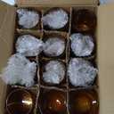 Woho 24pcs Amber Votive Candle Holders, Glass Tea Lights Candle Holder for Wedding Table Centerpiece, Vintage Tealight Candle Holder Decor for Anniversary, Bridal Shower Christmas Party