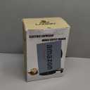 Cafeteras Electricas Modernas Moka Pot, Italian Coffee Espresso Machine, 6 Cup Cuban Coffee Maker with Detachable Base & Overheat Protection, Greca Electrica De Cafe Gift for Travel (Stainless steel metallic)