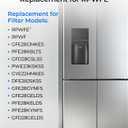Waterdrop WD-F19C Replacement for GE RPWFE, RPWF (with CHIP) Refrigerator Water Filter, Compatible with GFE28GBLTS, GFE28GGKBB, GFE28GSKSS, PFE28KSKSS, PFE28KMKES, 3 Pack (Packaging May Vary)