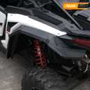 KEWISAUTO Wider Extended Fender Flares Kit for 2024 2025 RZR XP 4 1000, Full Coverage Extended Wider Mud Flaps Assembly for 2024 2025 Polaris RZR XP/XP 1000/ XP 4 1000 Accessories, Replace #2889133