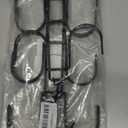 Hat Organizer for Closet, Collapsible Metal Caps Rack with 10 Large Hooks, Holds Up to 40 Baseball Caps, Rotatable Space Saving Hat Hanger for Closet Organizers and Storage, Black