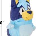 Bluey Plush Keychain Set - Bluey Bag Clips Bundle with 6" Bluey Keychain Plush Plus Stickers, More | Bluey Plush Keychains for Backpack