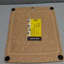 Epicurean All-In-One Cutting Board with Non-Slip Feet and Juice Groove, 14.5"  11.25", Natural/Black