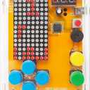 DIY Solder Project Game Kit with 5 Retro Classic Games for Electronic Soldering Practice and Learning, Comfortable Acrylic Case and Handheld Size, Ideal Gift for Family and Friends by VOGURTIME (Version2)