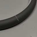 frani Nappa Leather Steering Wheel Cover, Universal 15 Inch Premium Non-Slip Steering Wheel Cover Black