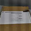 QEEIG Bathroom Floating Shelves for Wall - 15.7" Wall Mounted Shelf Over Toilet Farmhouse Home Decor Display Bookshelf Small 15.7 x 6.7 inch Set of 2, White (008-40W)