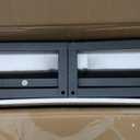 Nessxa Outdoor Grill Cart Bar Cart with Storage Cabinet for Grilling Accessories, XL Portable Outdoor Grill Table with Stainless Steel Top for Kitchen Prep, Lawn & Garden (Black）