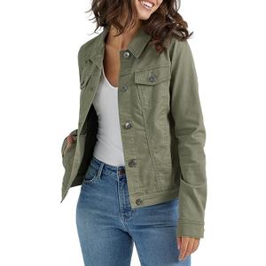 Wrangler Authentics Women's Stretch Denim Jacket, Medium