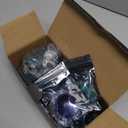 Christmas Spotlight Outdoor, 2700K Warm White LED Landscape Spot Lights with RGB 3 Lenses, IP67 Waterproof, 120V Plug-in, Holiday & Everyday Decor for Yard Garden Lawn Tree (2 Pack, Green)