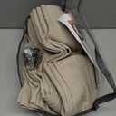 Burlywood Taupe Pinch Pleated Linen 108 Inch Curtains 60 Inch Width for Living Room Divider Light Filtering Semi Sheer Extra Wide Patio Curtains for Sliding Door Floor Ceiling Picture Window 60x108