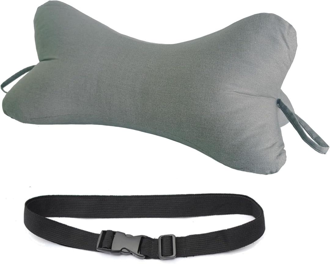 Neck & Cervical Pillows Dog Bone Shaped Travel Neck Pillows With Washable Removable Cover Have Loops On Either End For Car Bus Truck Driving Comfort Head Rest Support Neck Chiropractic Pillow (Color