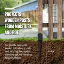 8 Pack 31.5"x4"x4" Heavy Duty Fence Post Anchor Ground Spike (S6)