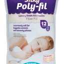 Fairfield Silky Poly-Fil, Premium Polyester Fiber, Soft Pillow Stuffing for Peaceful Sleep, Stuffed Animals and Toys, 12-ounce Bag