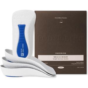 Height Increase Insole Men and Women, Soft, Comfort, Korea Insole, 1 Inch Soft Comfort, 2 Pack (3.5cm)